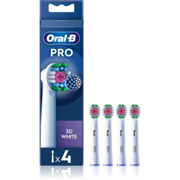 Oral B PRO 3D White capete de schimb pentru periuta de dinti 4 buc preţ