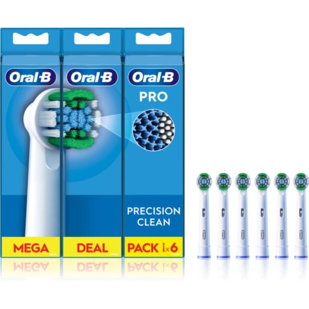 Oral B PRO Precision Clean capete de schimb pentru periuta de dinti 6 buc preţ