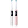 Oral B iO6 periuta de dinti electrica DUO White & Pink Sand 2 buc