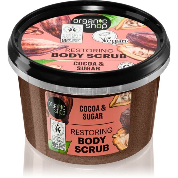 Organic Shop Body Scrub Cocoa & Sugar exfoliant pentru corp 250 ml