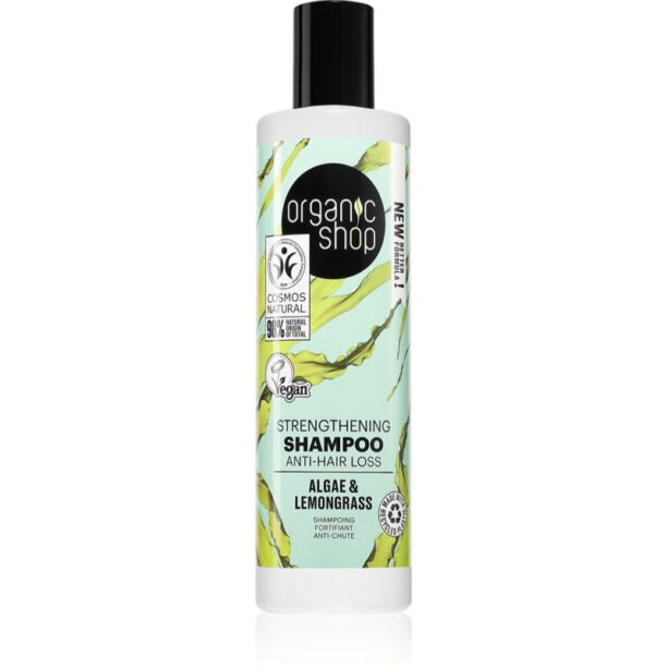 Organic Shop Organic Algae & Clay sampon mineral pentru par fragil 280 ml