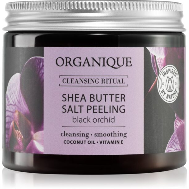 Organique Black Orchid sare pentru exfoliere unt de shea 200 g preţ