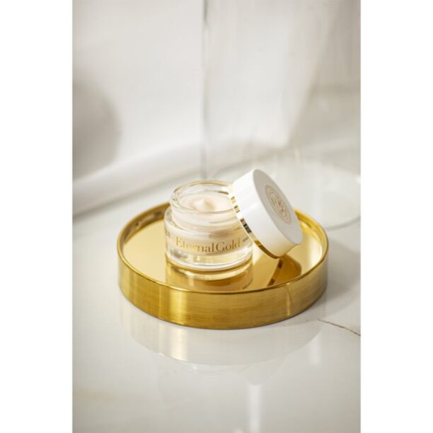 Cumpăra Organique Eternal Gold Anti-Wrinkle Therapy cremă de ochi corectoare pentru cearcăne și riduri cu aur de 24 de karate 15 ml