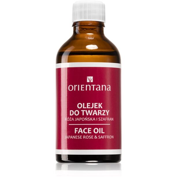 Orientana Japanese Rose & Saffron Face Oil ulei facial de reintinerire 50 ml preţ