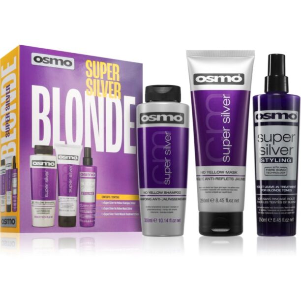 Osmo Super Silver set cadou pentru parul blond cu suvite