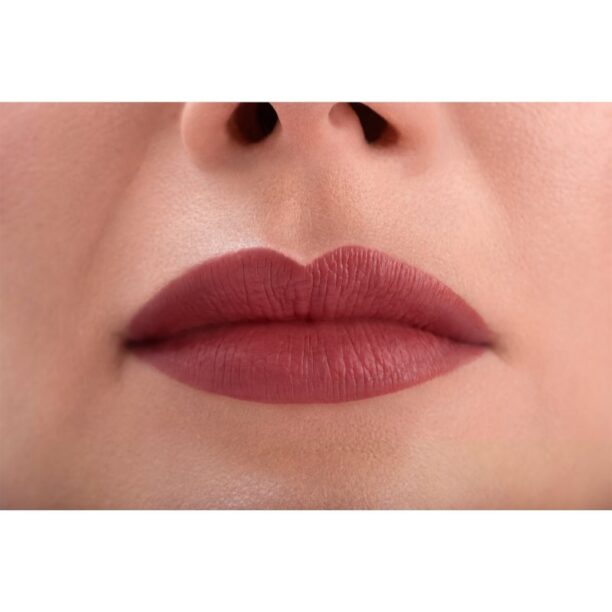 Original Paese The Kiss Lips Liquid Lipstick ruj lichid mat culoare 04 Rusty Red 3