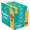 Pampers Fresh Clean Șervețele umede pentru copii pentru piele sensibila 15x80 buc