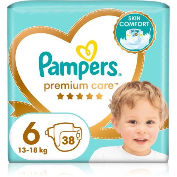 Pampers Premium Care Size 6 scutece de unică folosință 13+ kg 38 buc