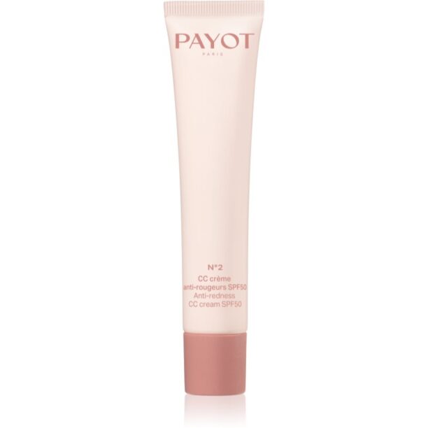 Payot N°2 CC Crème Anti-Rougeurs SPF 50 cremă CC împotriva roșeții tenului SPF 50+ 40 ml preţ