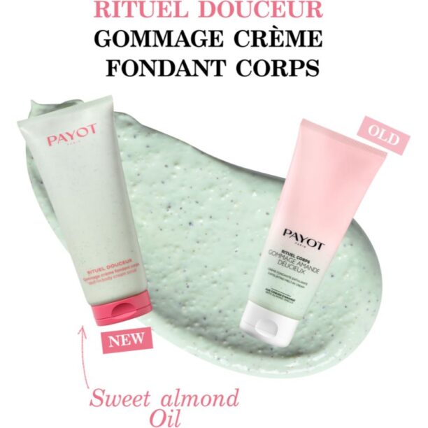 Preţ Payot Rituel Douceur Gommage Crème Fondant Corps exfoliant pentru corp cu extract de migdale 200 ml