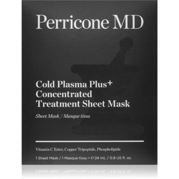 Perricone MD Cold Plasma Plus+ Treatment Sheet Mask mască textilă de îngrijire 1 buc preţ