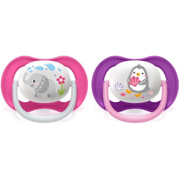 Philips Avent Ultra Air 6-18 m suzetă Girl 2 buc preţ