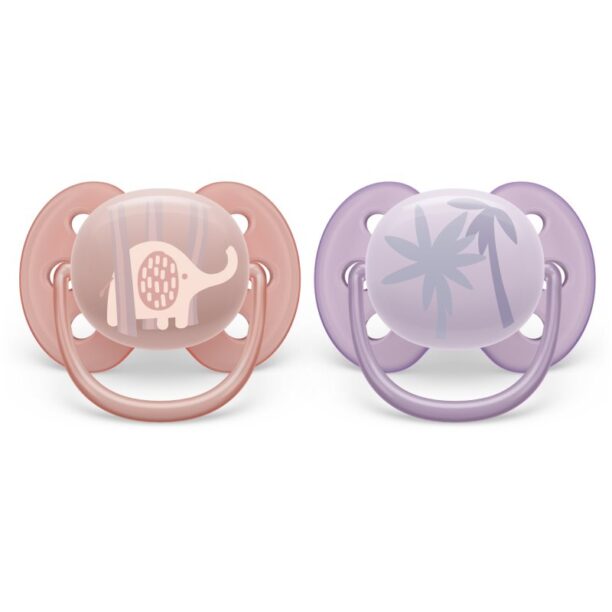 Philips Avent Ultrasoft Premium 0-6m suzetă Animal Girl 2 buc preţ