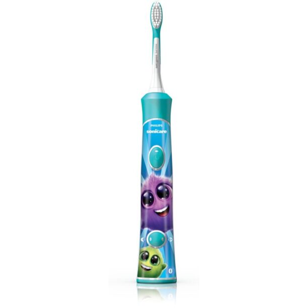 Philips Sonicare For Kids HX6322/04 Sonic Electric periuța de dinți pentru copii cu Bluetooth Aqua 1 buc preţ