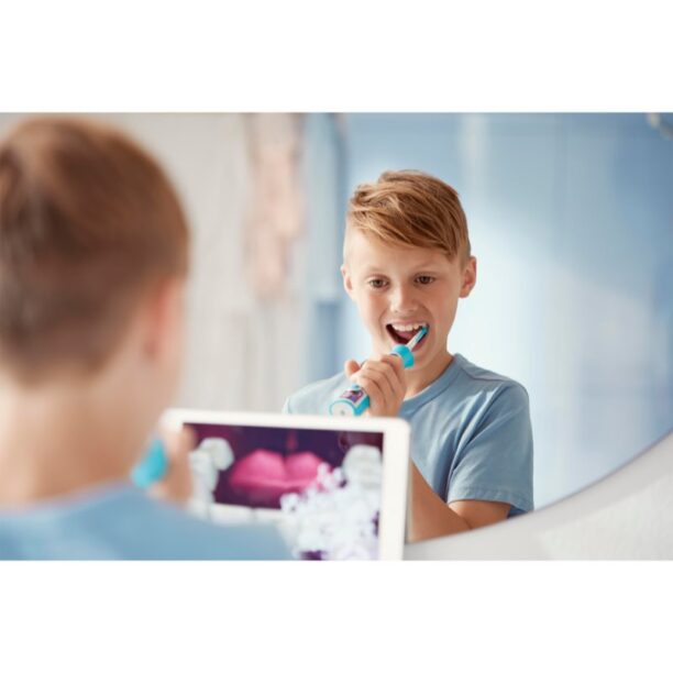 Preţ Philips Sonicare For Kids HX6322/04 Sonic Electric periuța de dinți pentru copii cu Bluetooth Aqua 1 buc