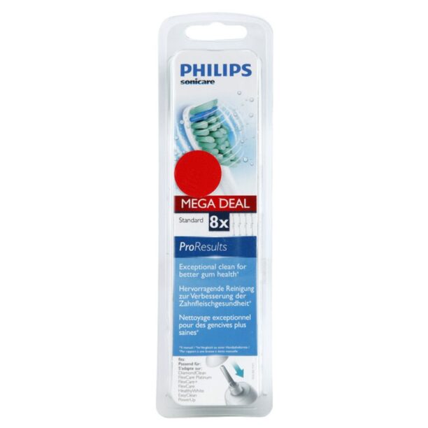 Preţ Philips Sonicare ProResults Standard HX6018/07 capete de schimb pentru periuta de dinti HX6018/07 8 buc