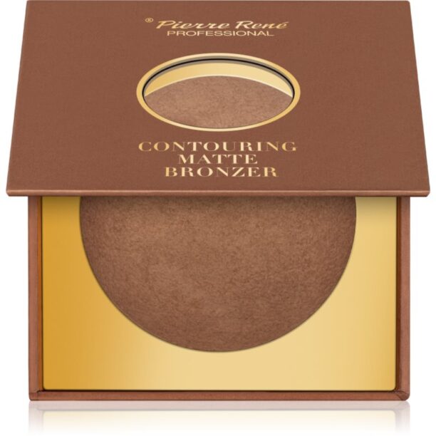 Pierre René Contouring Matte Bronzer paleta pentru bronzare pentru ochi 10 g preţ