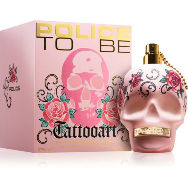 Police To Be Tattooart Eau de Parfum pentru femei 125 ml preţ