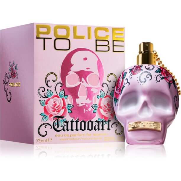 Police To Be Tattooart Eau de Parfum pentru femei 75 ml preţ