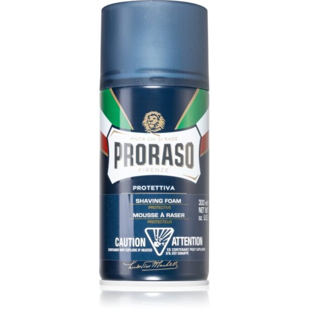 Proraso Blue Protective spumă pentru bărbierit 300 ml