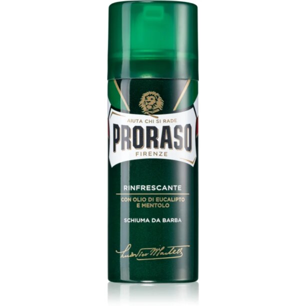 Proraso Green spumă pentru bărbierit 50 ml