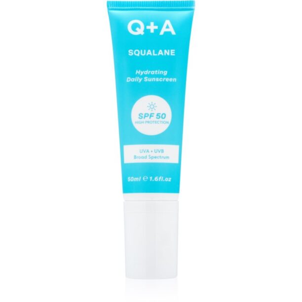 Q+A Squalane crema protectoare pentru fata SPF 50 50 ml