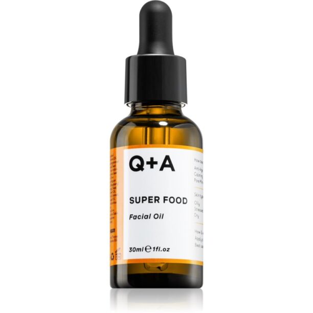 Q+A Super Food Ulei facial antioxidant pentru zi și noapte 30 ml preţ