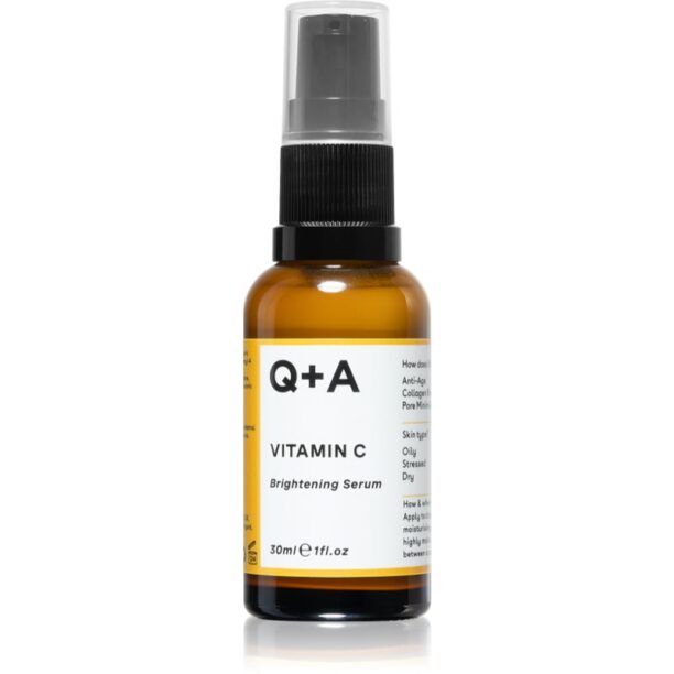 Q+A Vitamin C ser stralucire cu vitamina C 30 ml preţ