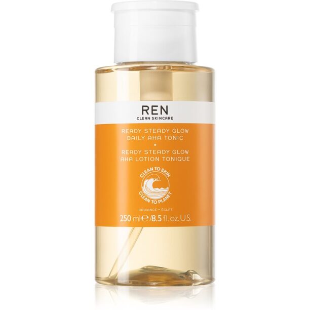 REN Radiance loțiune tonică exfoliantă Cu AHA Acizi 250 ml