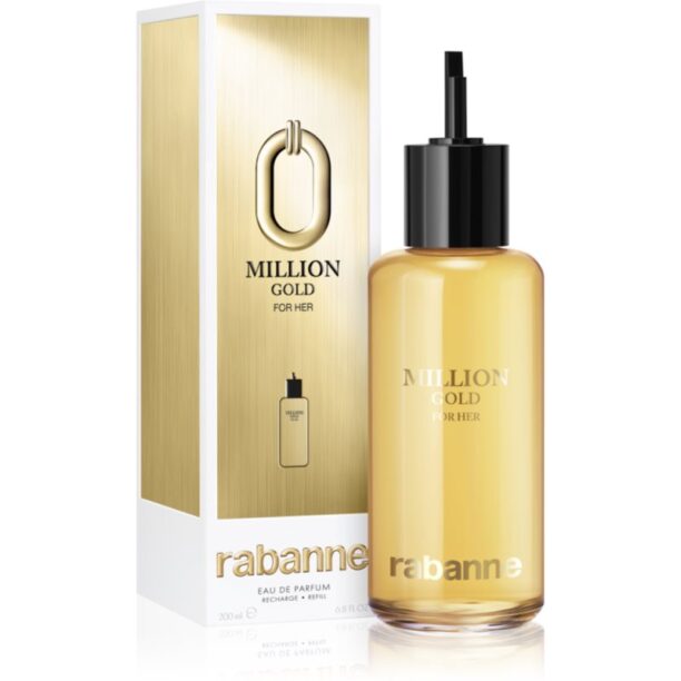 Cumpăra Rabanne Million Gold For Her rezervă de reumplere pentru femei 200 ml