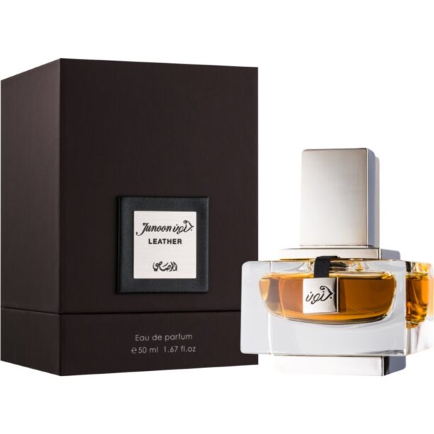 Rasasi Junoon Leather Pour Homme Eau de Parfum pentru bărbați 50 ml preţ