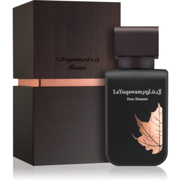 Rasasi La Yuqawam Eau de Parfum pentru bărbați 75 ml preţ