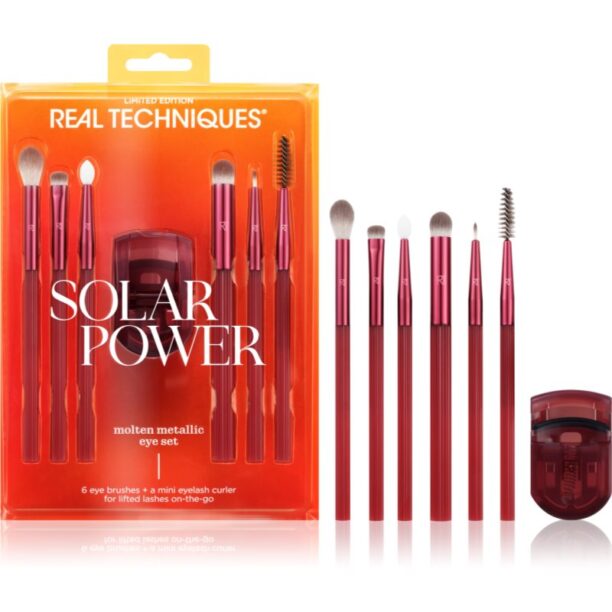 Real Techniques Solar Power set perii machiaj pentru ochi 7 buc preţ