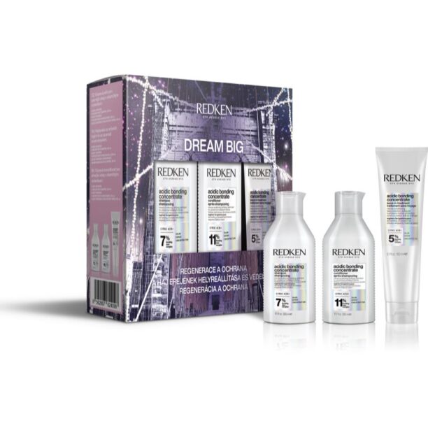 Redken Acidic Bonding Concentrate set cadou pentru par deteriorat preţ