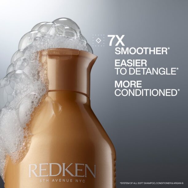 Original Redken All Soft sampon hranitor pentru par uscat si fragil 300 ml