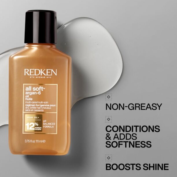 Original Redken All Soft ulei hrănitor pentru par uscat si fragil 111 ml