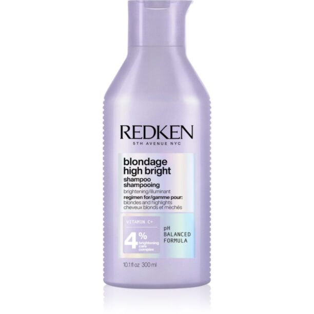 Redken Blondage High Bright sampon pentru stralucire pentru par blond 300 ml preţ