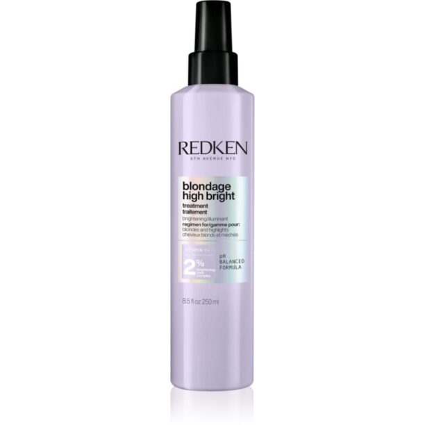 Redken Blondage High Bright stralucirea pielii pentru iluminarea părului sau pentru părul cu șuvițe 250 ml preţ