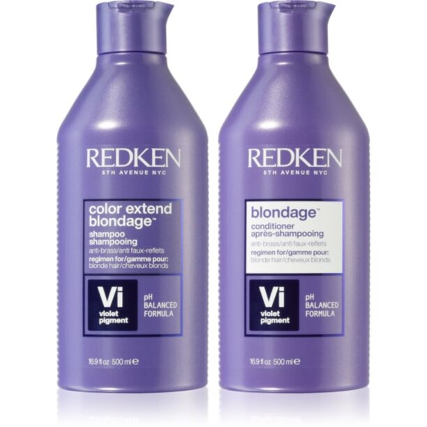 Redken Color Extend Blondage ambalaj economic neutralizeaza tonurile de galben