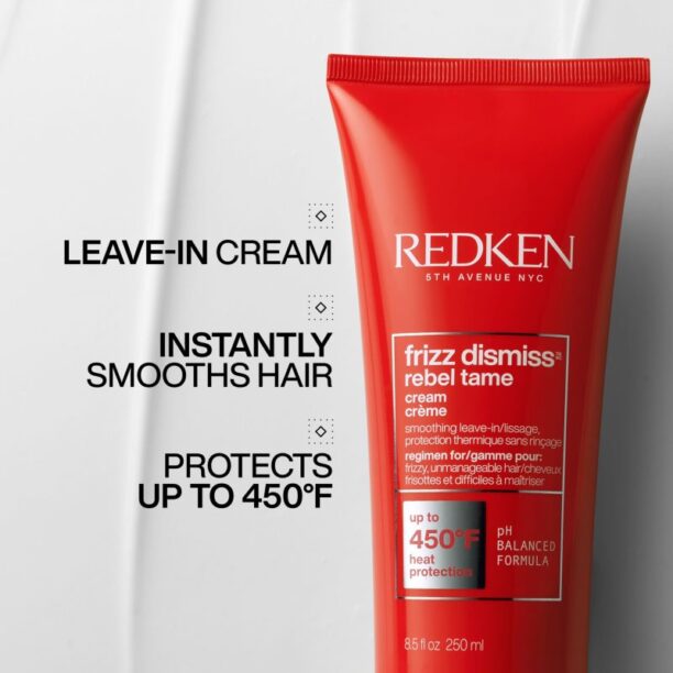 Original Redken Frizz Dismiss crema termo-protectoare pentru netezirea parului indisciplinat 250 ml