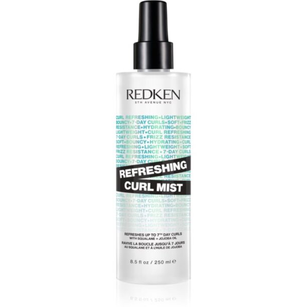 Redken Refreshing Curl Mist ceață înviorătoare pentru păr creț 250 ml preţ