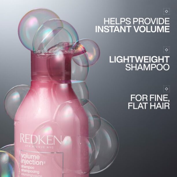 Original Redken Volume Injection sampon pentru volum pentru par fin 300 ml