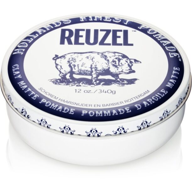 Reuzel Hollands Finest Pomade Clay lut modelator cu efect matifiant 340 g