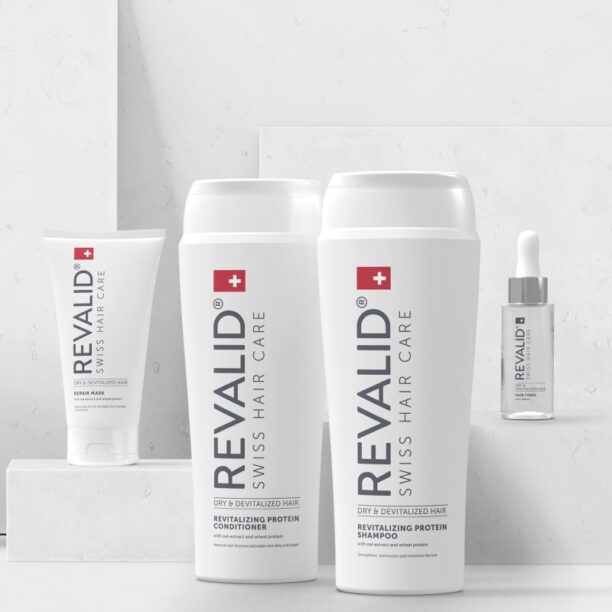 Original Revalid Revitalizing Protein Shampoo șampon fortifiant cu proteine pentru păr uscat și fragil 250 ml