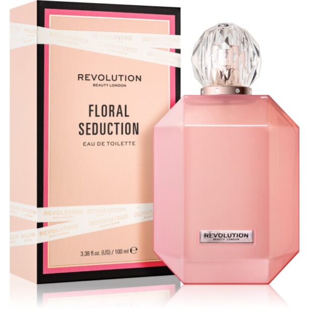 Cumpăra Revolution Fragrance Floral Seduction Eau de Toilette pentru femei 100 ml