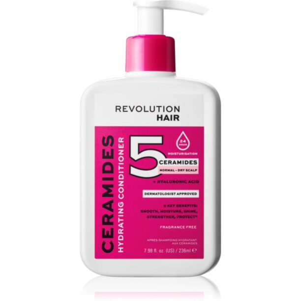 Revolution Haircare 5 Ceramides + Hyaluronic Acid balsam hidratant cu ceramide 236 ml preţ