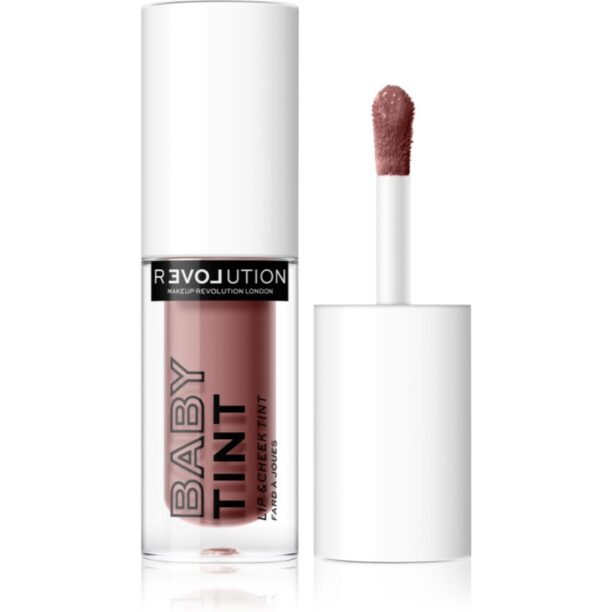 Revolution Relove Baby Tint blush lichid și luciu de buze culoare Blush 1.4 ml preţ