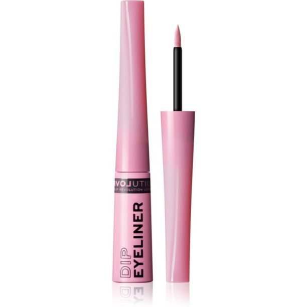 Revolution Relove Dip eyeliner lichid cu trasare precisă culoare Pink 5 ml preţ