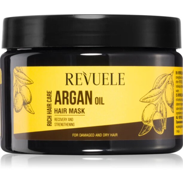 Revuele Argan Oil Hair Mask masca intensiva pentru păr uscat și deteriorat 360 ml