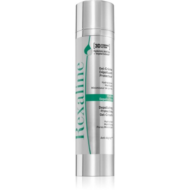 Rexaline 3D Hydra-DepolluSkin gel de protectie cremoasa cu efect detoxifiant 50 ml